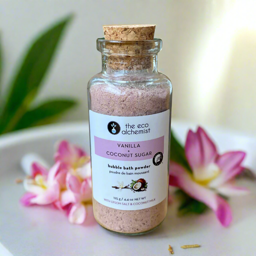Vanilla + Coconut Sugar Bubble Bath Powder – The Eco Alchemist