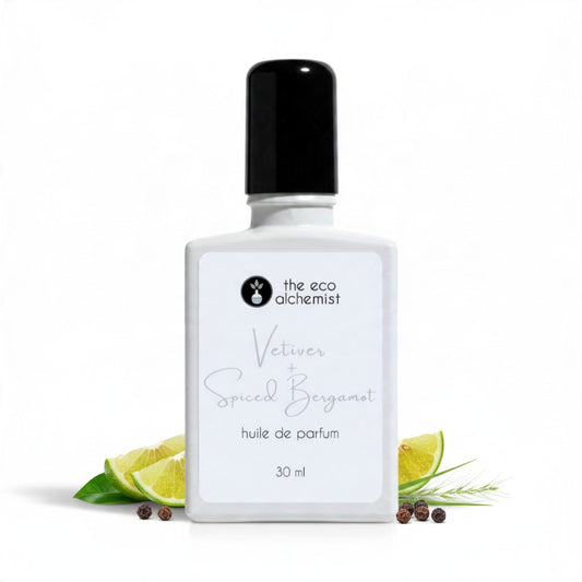 Vetiver + Spiced Bergamot Perfume Oil