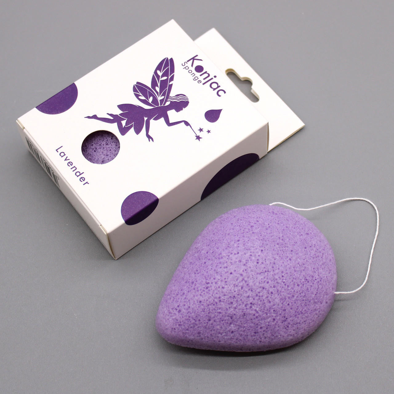 Ancient Wisdom Teardrop Konjac Sponge - Lavender