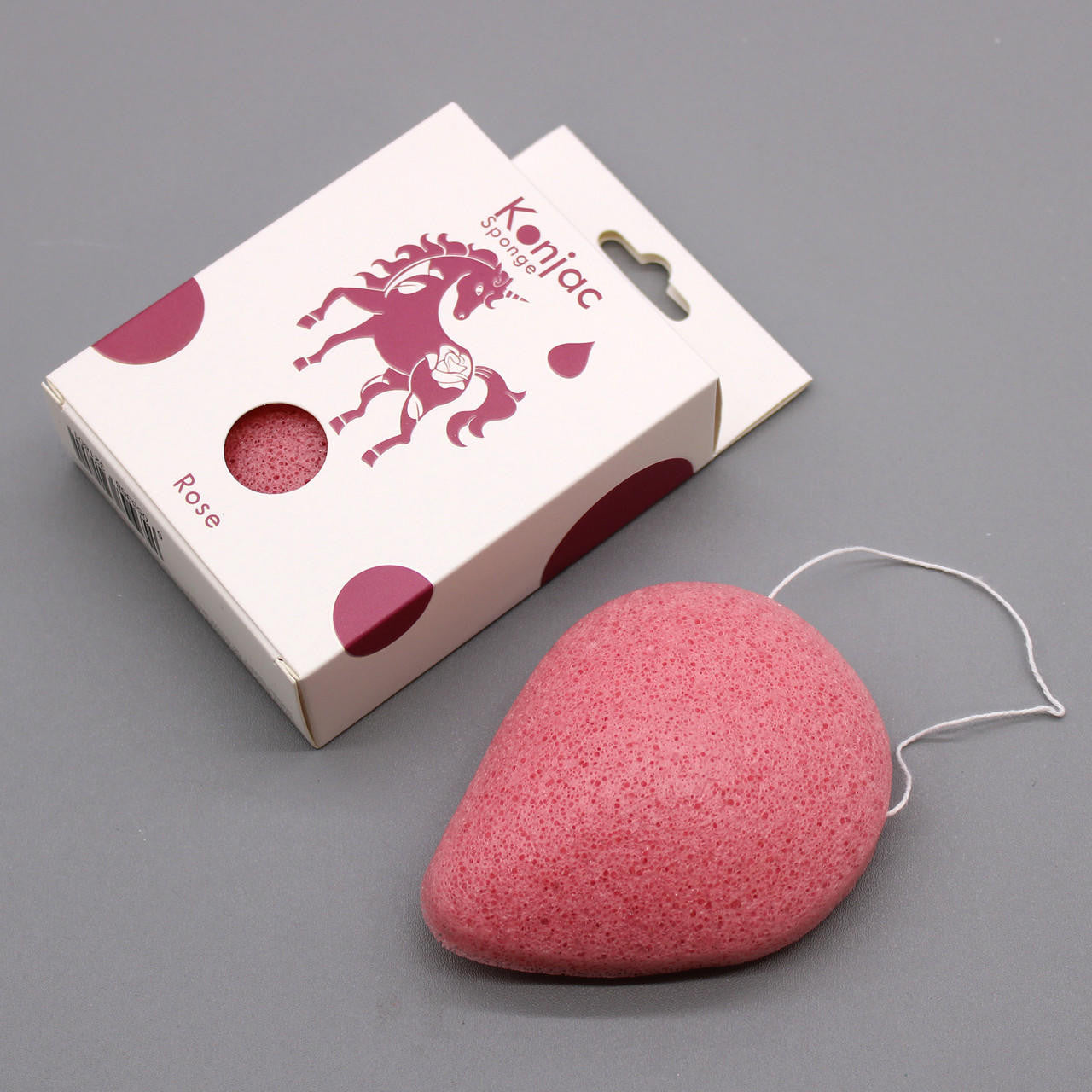 Ancient Wisdom Teardrop Konjac Sponge - Rose