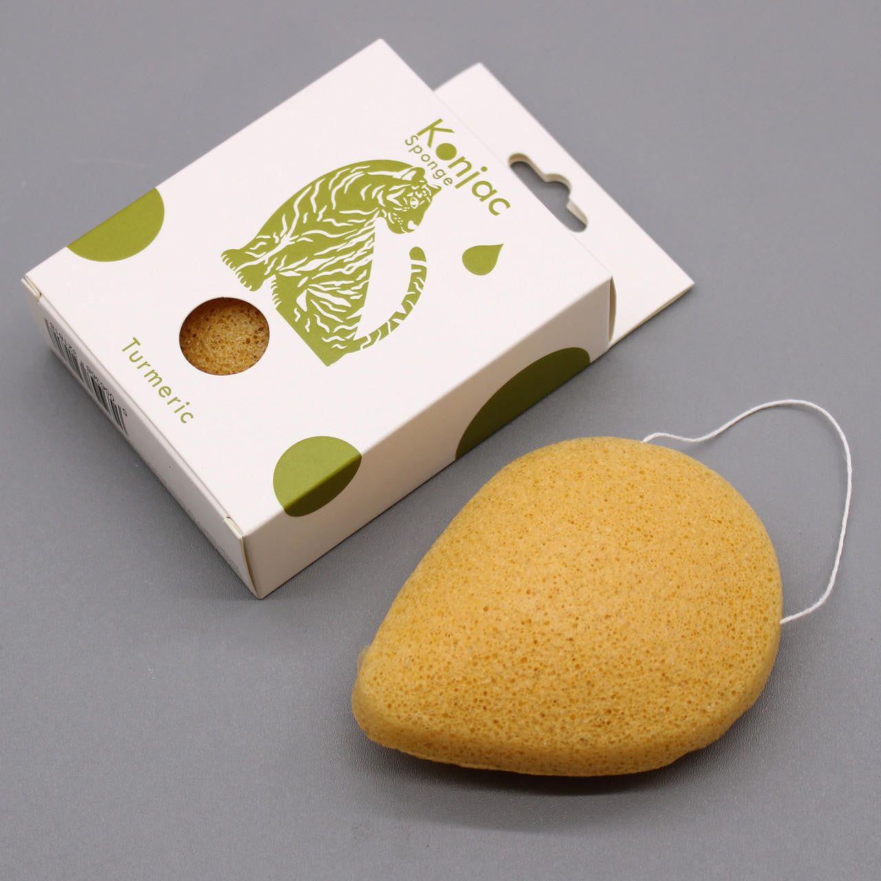 Ancient Wisdom Teardrop Konjac Sponge - Turmeric