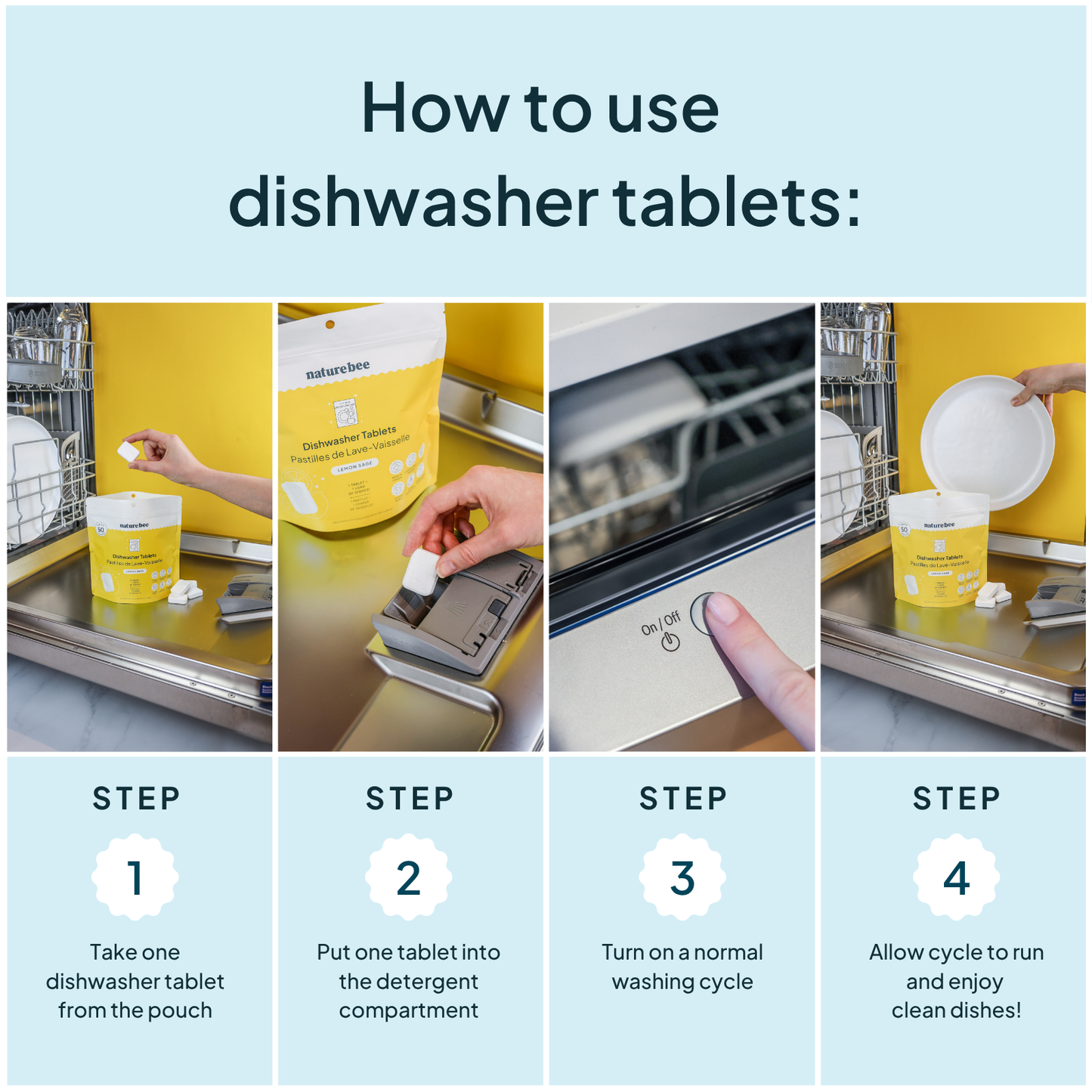 Dishwasher Tablets - Lemon Sage