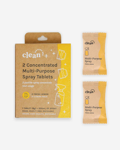 Fresh Lemon Multi-Purpose Cleaning Spray Tablets 2pk