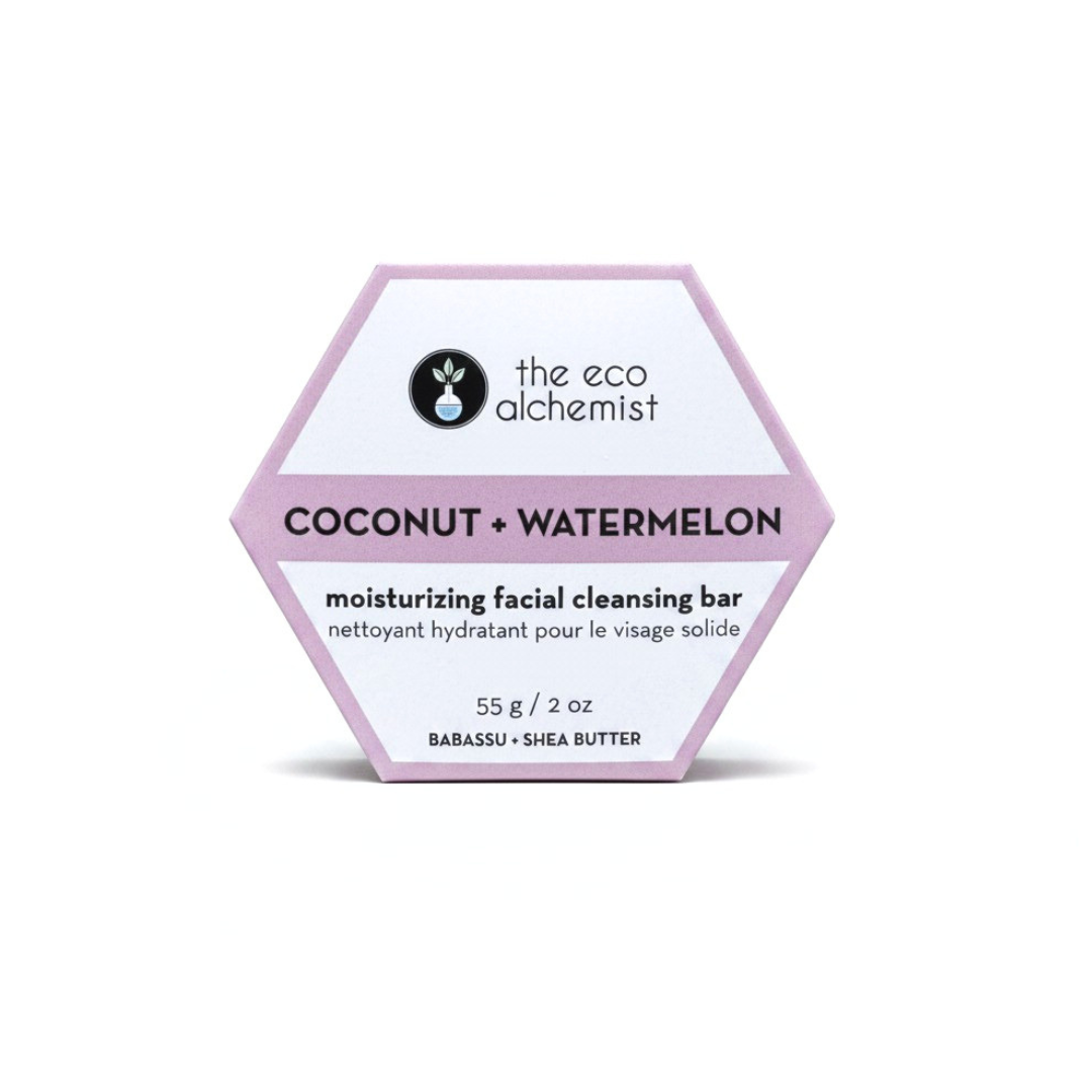 Coconut + Watermelon Moisturizing Facial Cleansing Bar