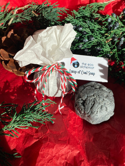 Lump of Coal Soap - Peppermint Mocha