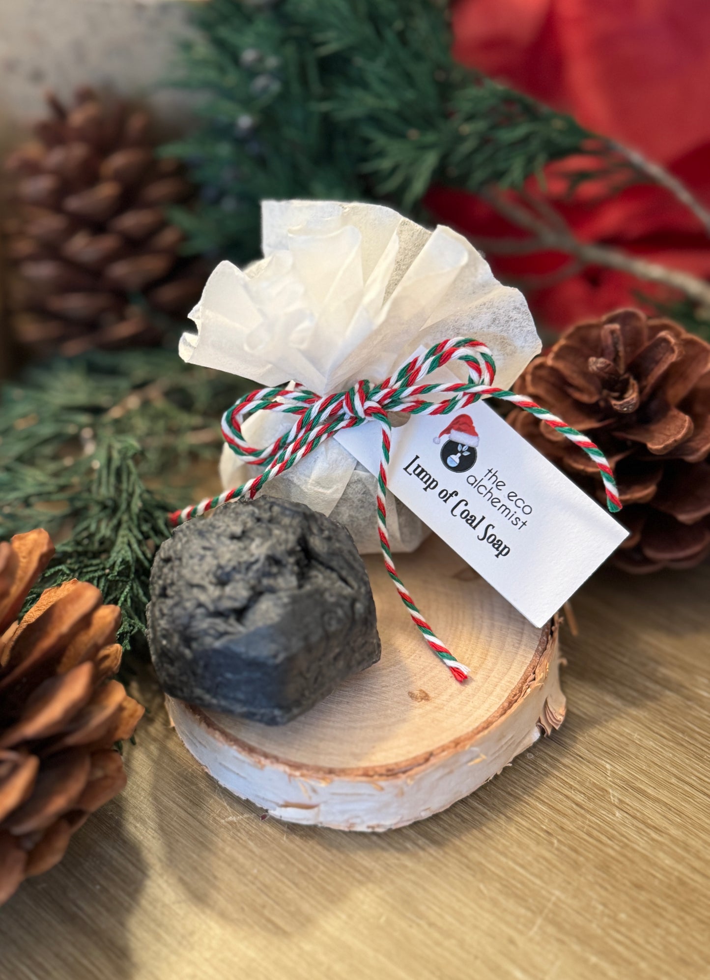 Lump of Coal Soap - Peppermint Mocha