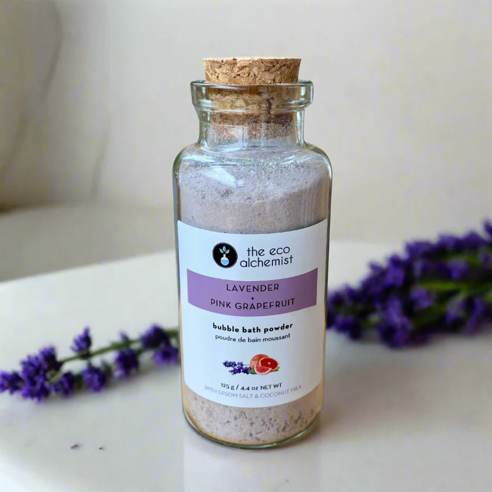 Lavender + Pink Grapefruit Bubble Bath Powder