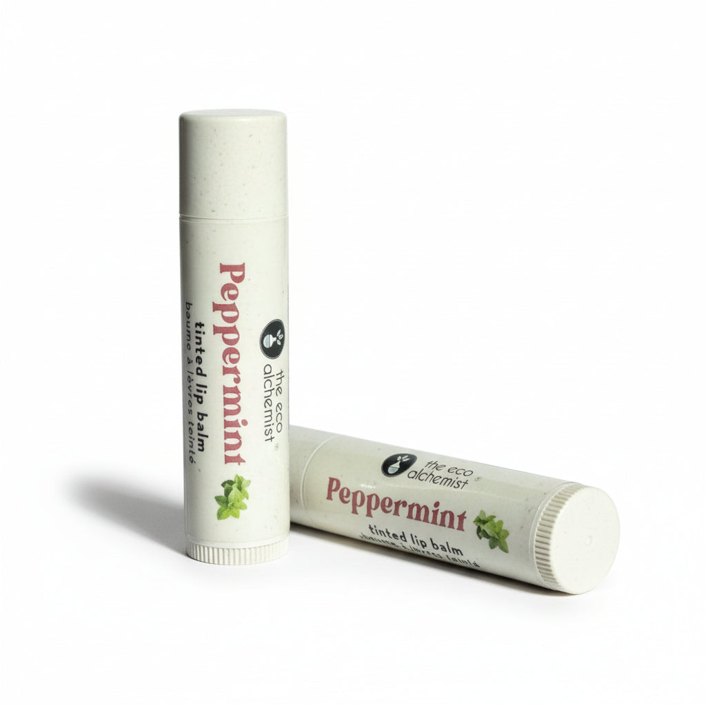 Compostable Peppermint Tinted Lip Balm