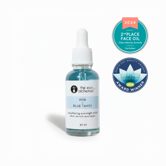 AHA + Blue Tansy Resurfacing Overnight Elixir