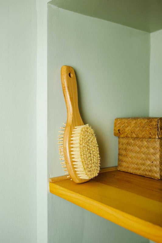 Bamboo Switch Bamboo Double Sided Hairbrush 