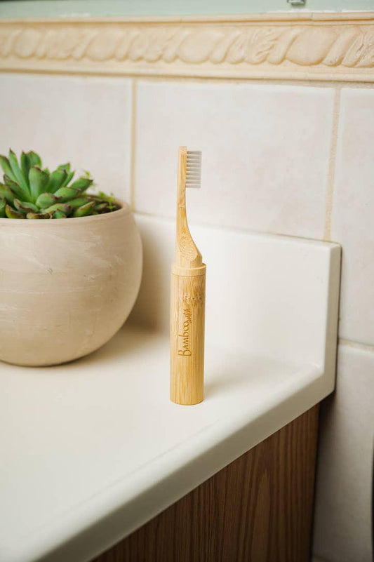 Bamboo Switch Compostable Bamboo Travel Toothbrush 