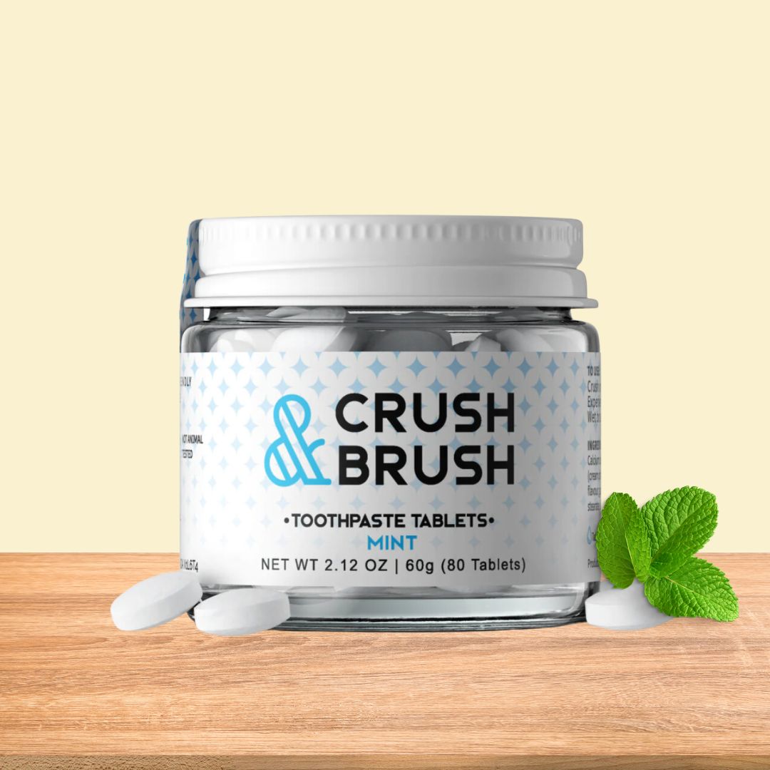 Crush & Brush Toothpaste Tablets - Mint – The Eco Alchemist