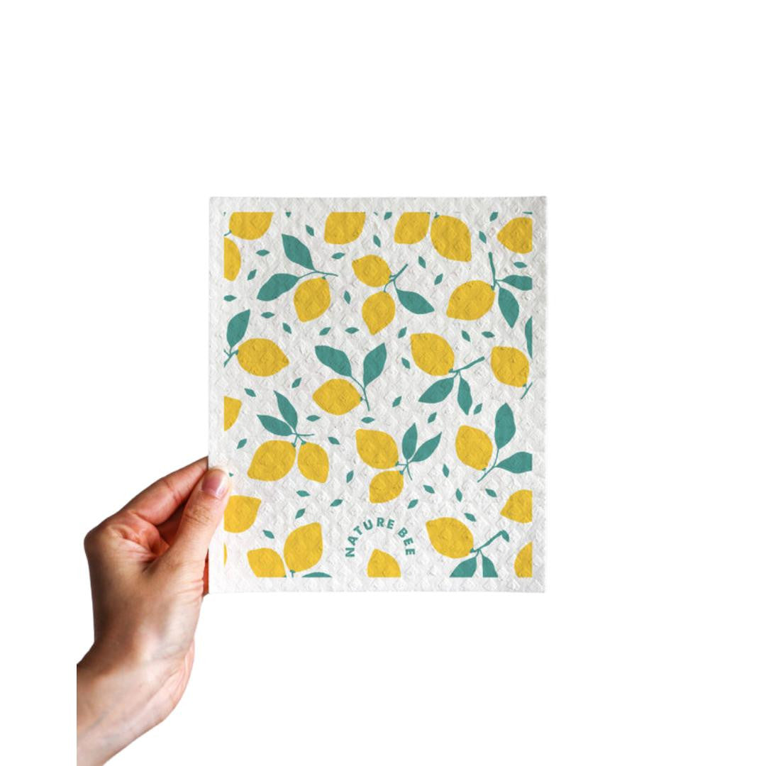 Naturebee Lemons Swedish Dishcloth 