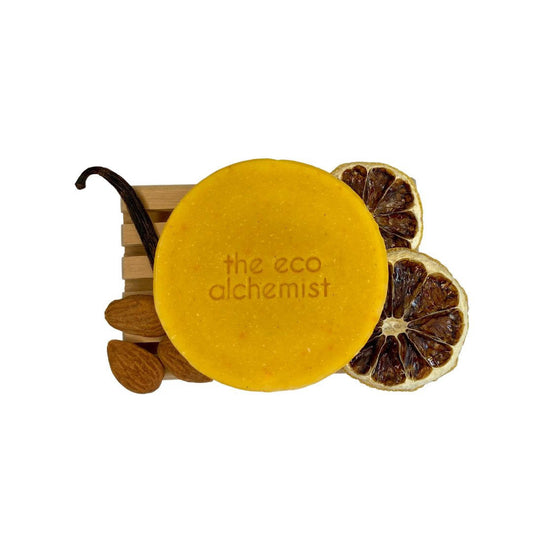 The Eco Alchemist Orange + Vanilla Cream Handcrafted Soap 