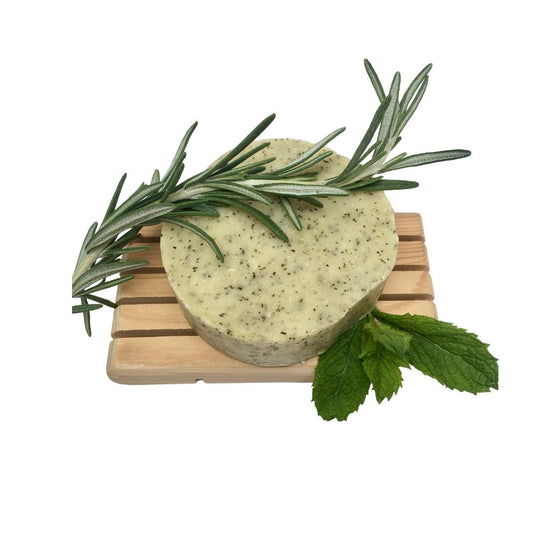 The Eco Alchemist Rosemary + Mint Handcrafted Soap 